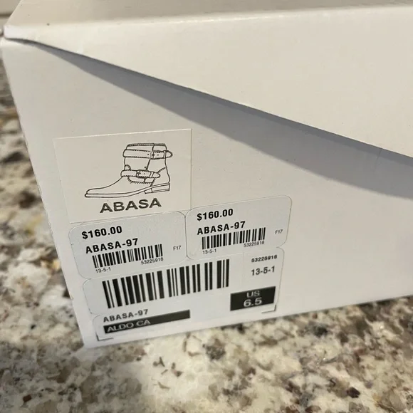 Aldo black boots, size 6.5, NEW - Picture 5 of 5